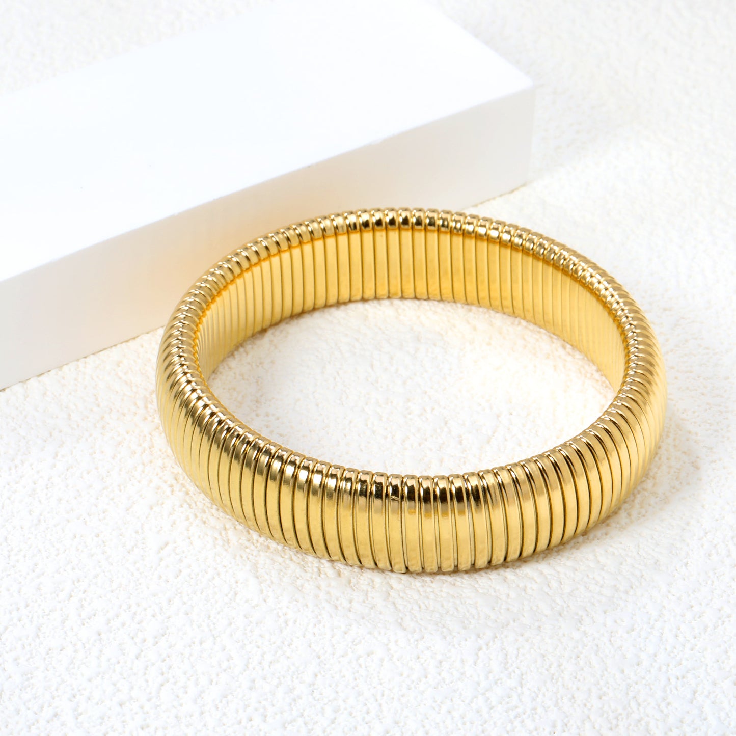 Ribbed Coil Bangle