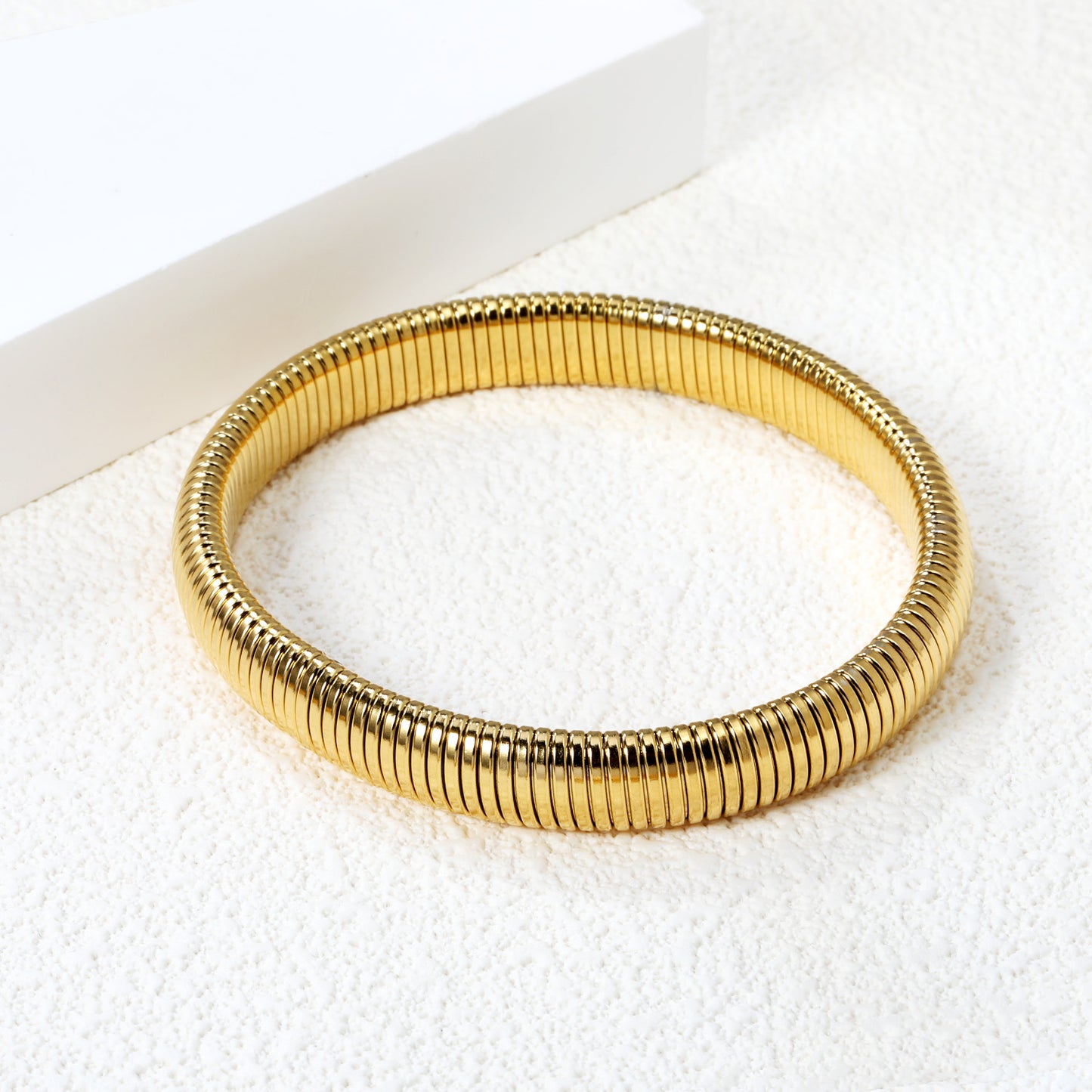 Ribbed Coil Bangle