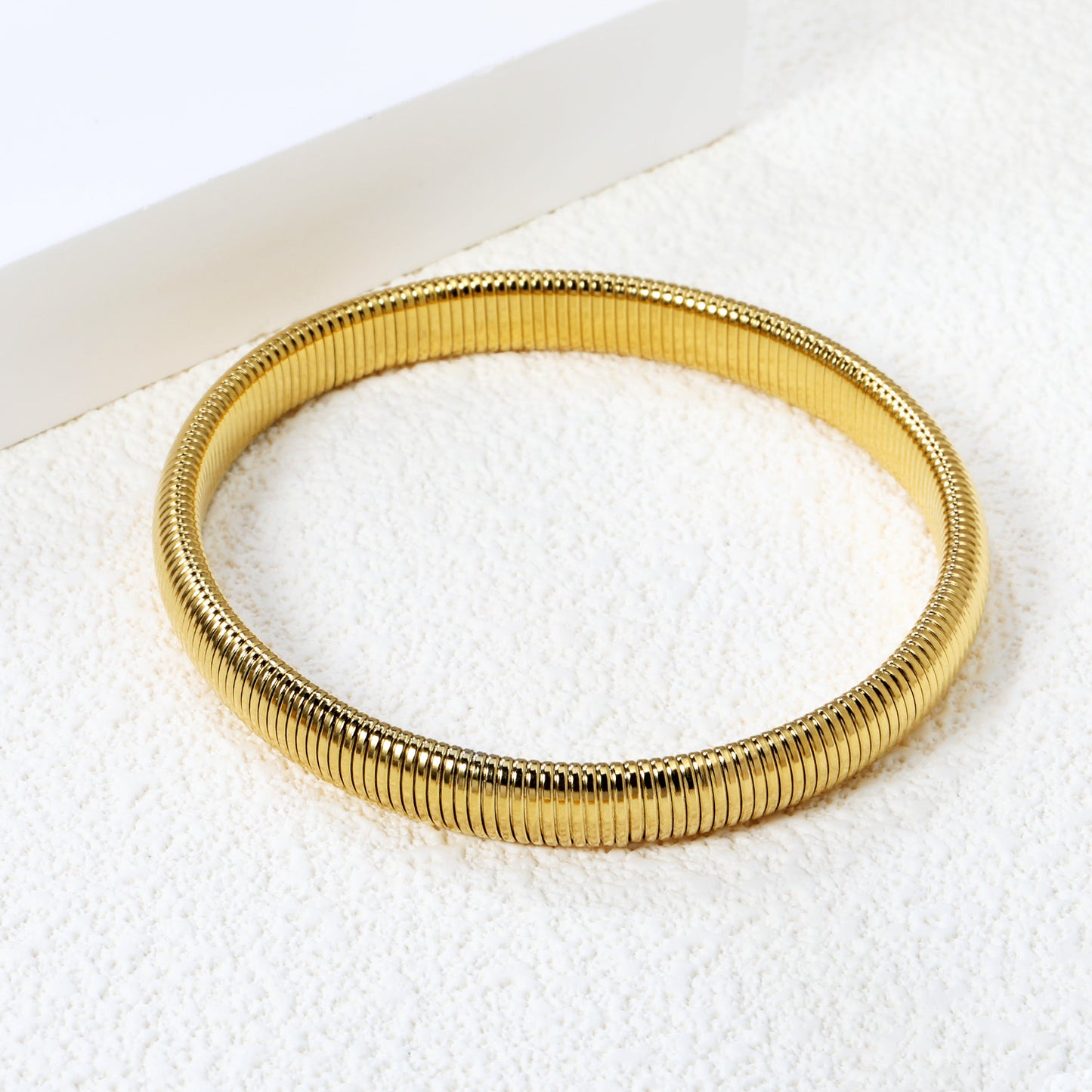 Ribbed Coil Bangle