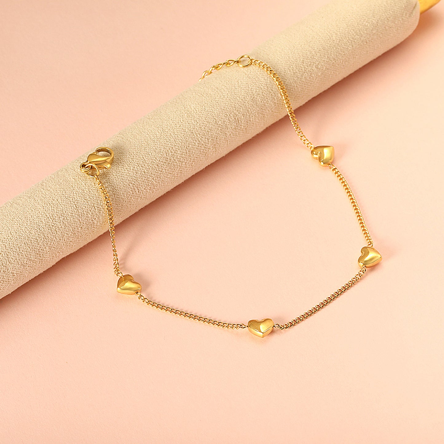 Dainty Love Heart Bracelet