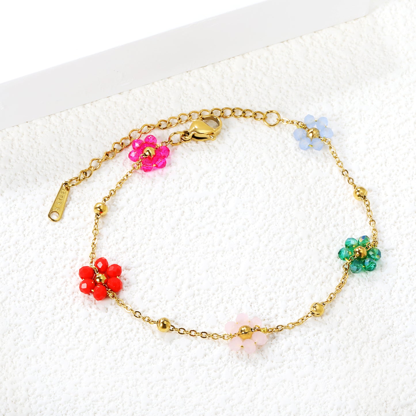 Flower Beads Bracelet