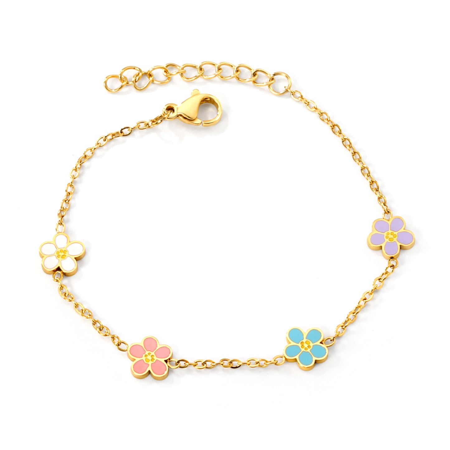 Colourful Daisies Bracelet