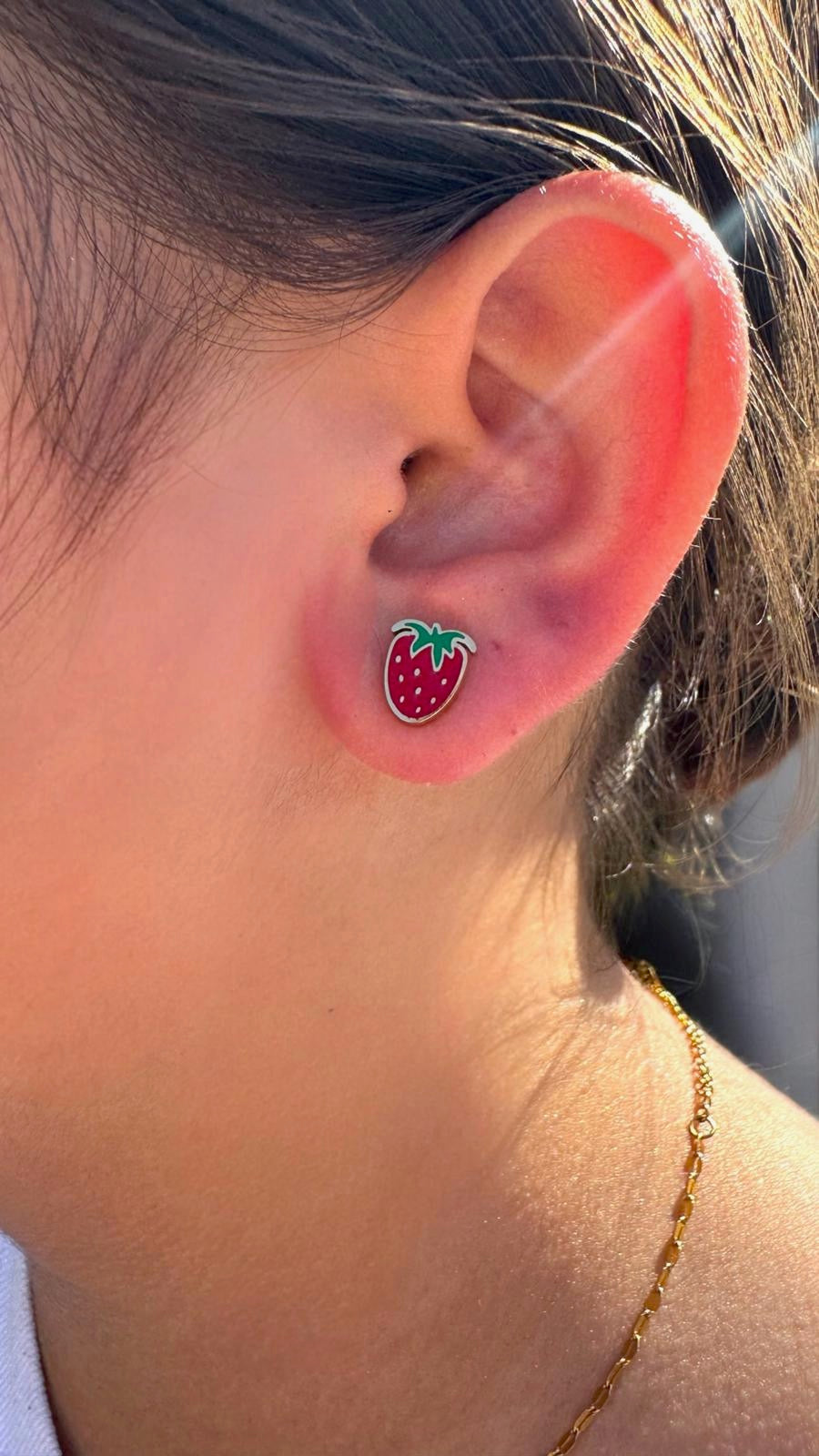 Strawberry Stud Earrings