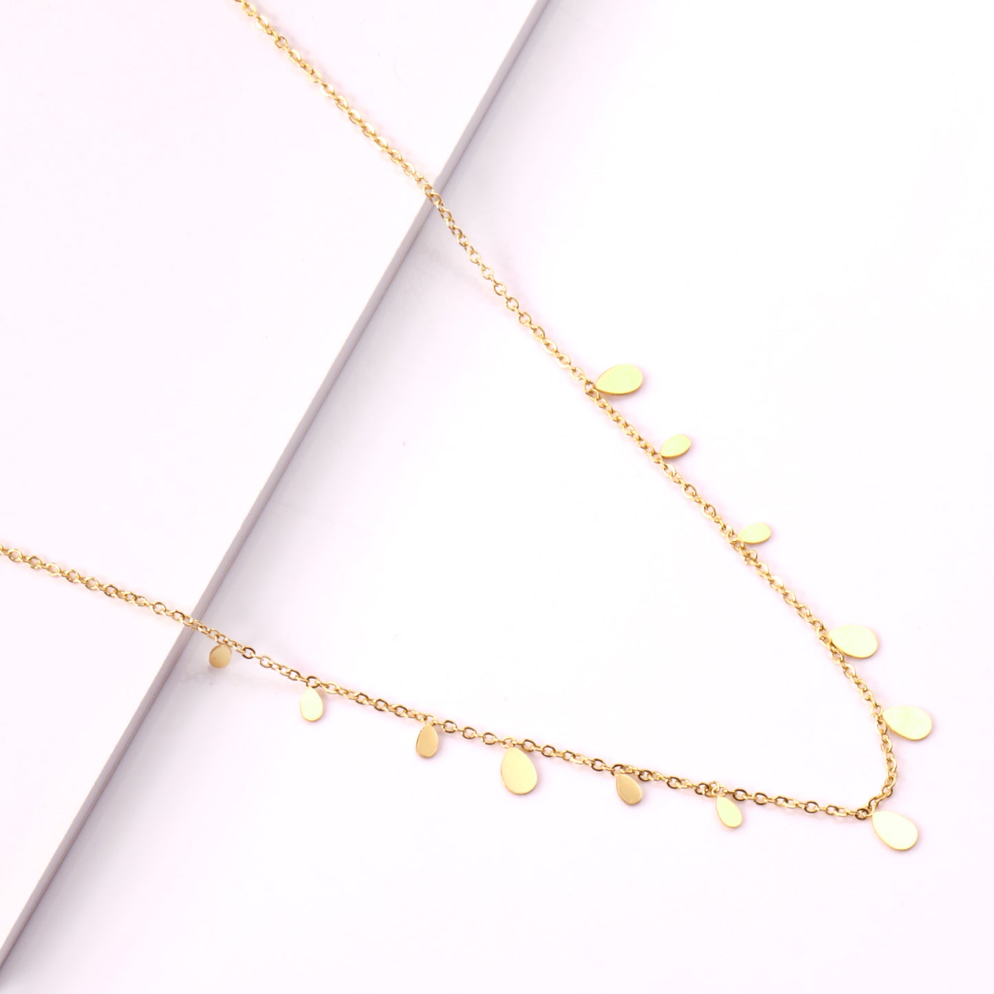 Dainty Tear Drops Necklace