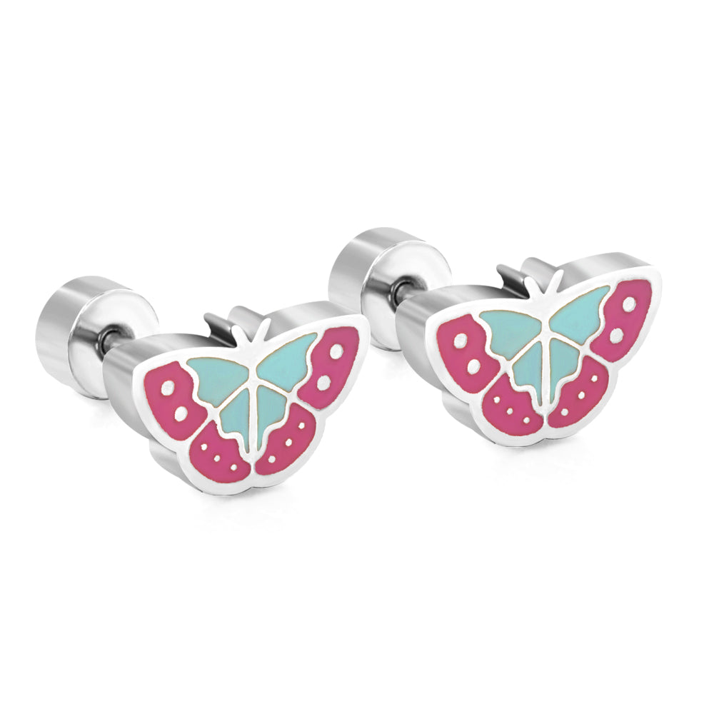 Kids Butterfly Stud Earrings