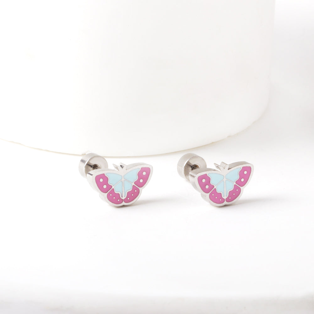 Kids Butterfly Stud Earrings