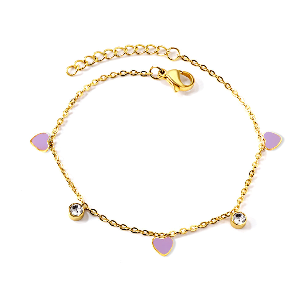 Heart Charm Bracelet