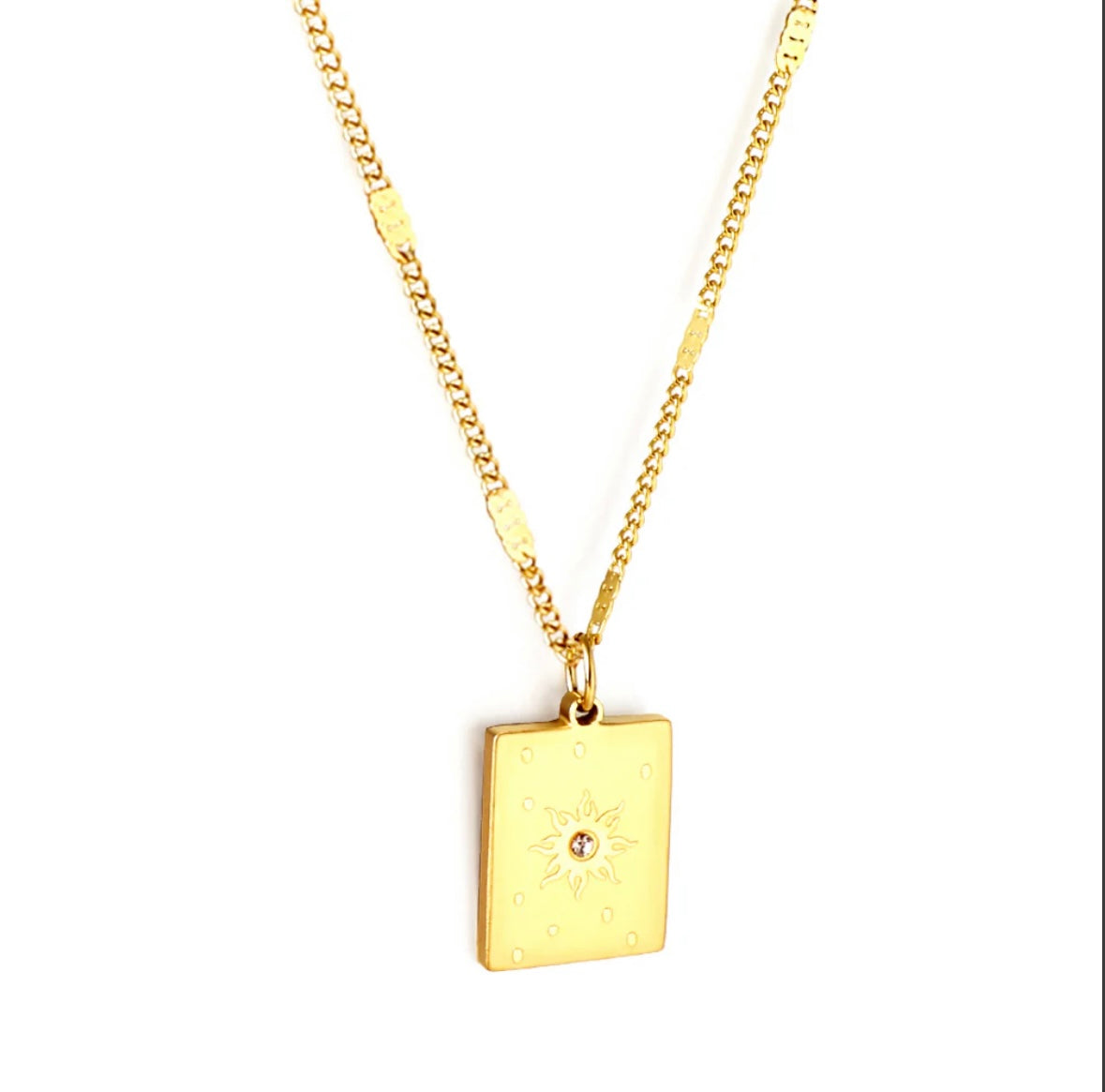 Rectangular Sun Pendant