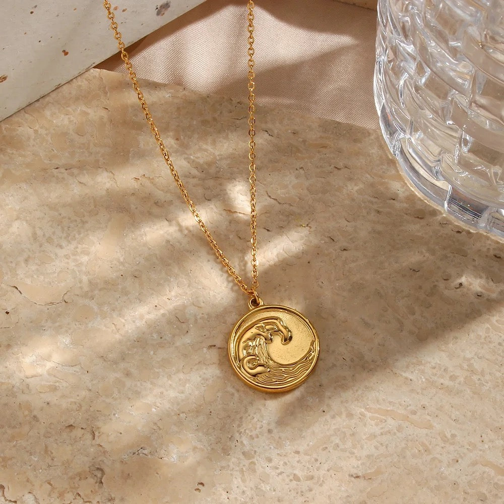 Round Wave Pendant