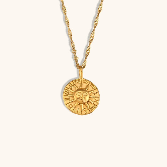 Aztec Sun Pendant