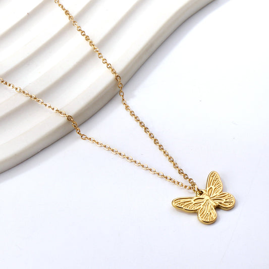 Butterfly Pendant Necklace