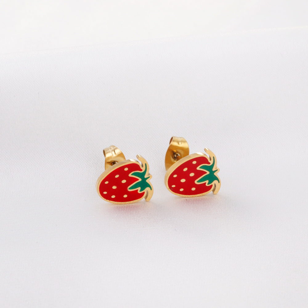 Strawberry Stud Earrings