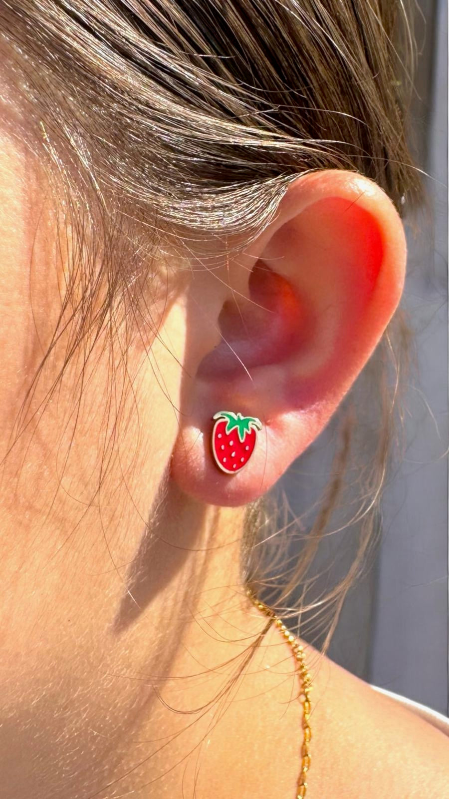 Strawberry Stud Earrings